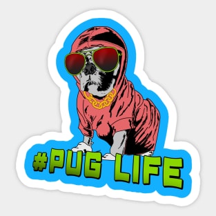 #Pug Life Sticker